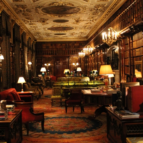 Chatsworth - library