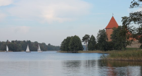 Trakai, a castle on a lake