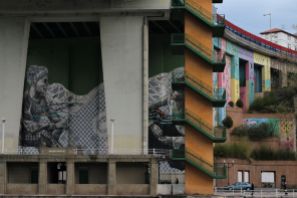 Street art graffiti Bilbao
